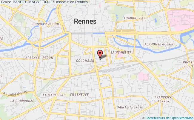 plan association Bandes MagnÉtiques Rennes