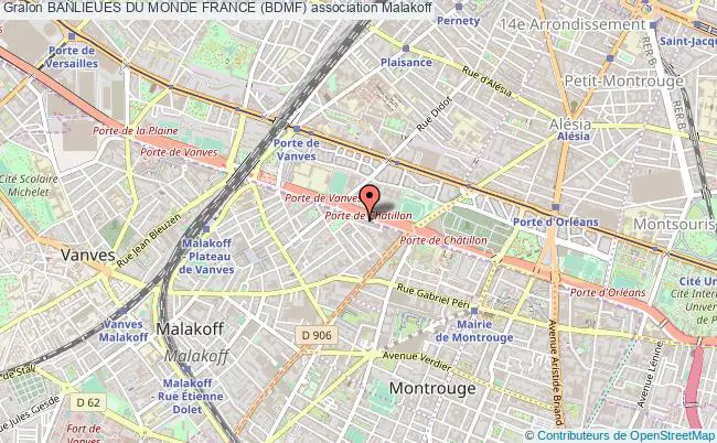 plan association Banlieues Du Monde France (bdmf) Malakoff