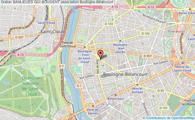 plan association Banlieues Qui Bougent Boulogne-Billancourt