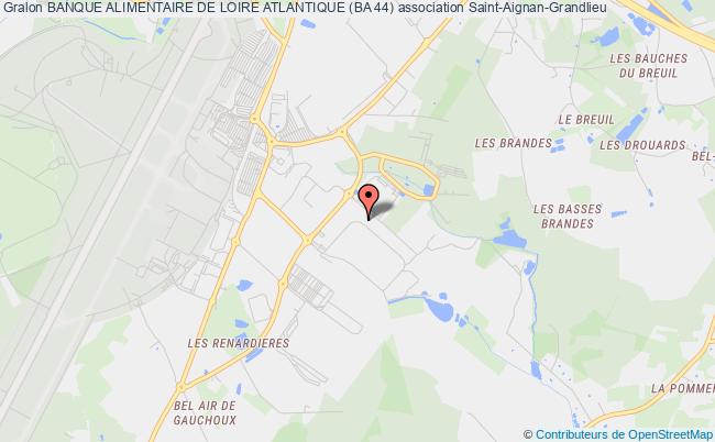 plan association Banque Alimentaire De Loire Atlantique (ba 44) Saint-Aignan-Grandlieu