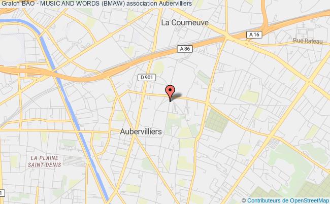 plan association Bao - Music And Words (bmaw) Aubervilliers