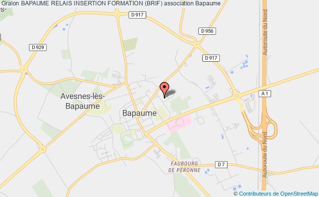 BAPAUME RELAIS INSERTION FORMATION (BRIF)