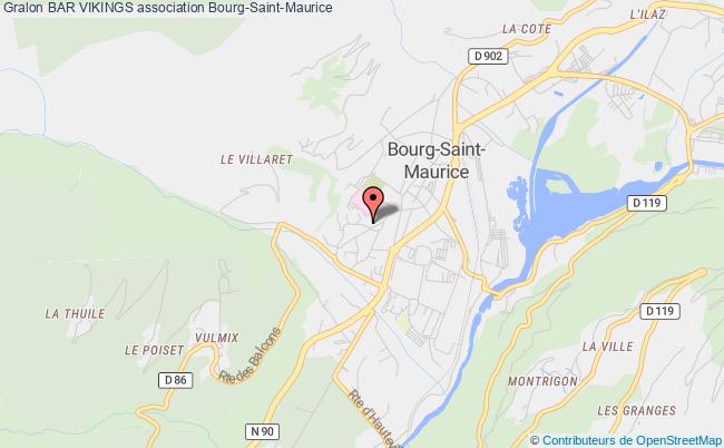 plan association Bar Vikings Bourg-Saint-Maurice