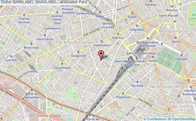 plan association Baralabel (baralabel) Paris