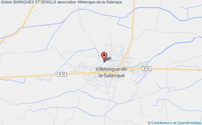 plan association Baraques Et Senills Villelongue-de-la-Salanque
