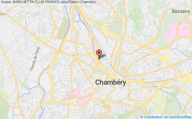 plan association Barchetta Club France Chambéry