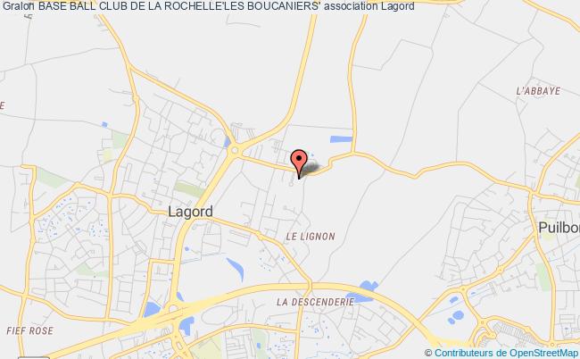 plan association Base Ball Club De La Rochelle'les Boucaniers' Lagord