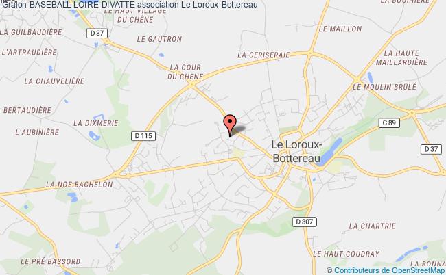 plan association Baseball Loire-divatte Loroux-Bottereau