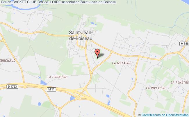 plan association Basket Club Basse-loire Saint-Jean-de-Boiseau