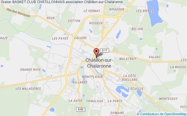 plan association Basket Club ChÂtillonnais Châtillon-sur-Chalaronne
