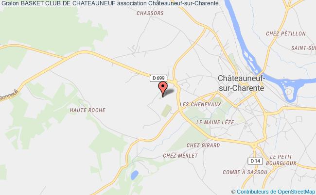 plan association Basket Club De Chateauneuf Châteauneuf-sur-Charente