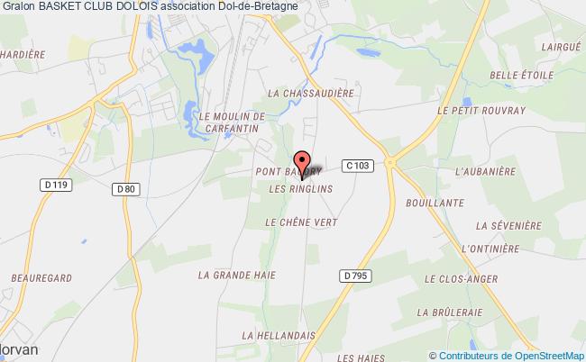 plan association Basket Club Dolois Dol-de-Bretagne