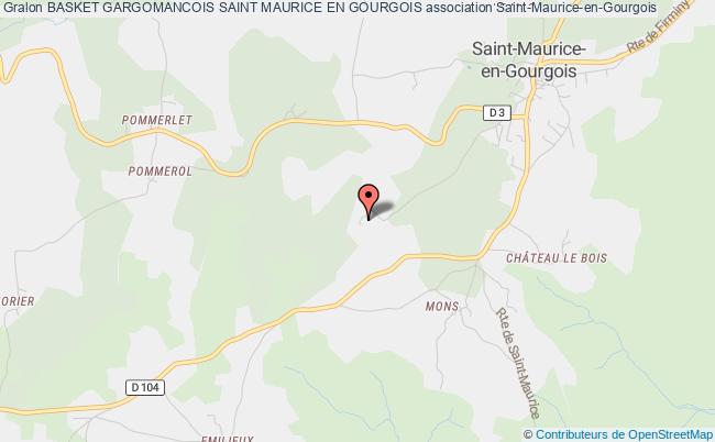 plan association Basket Gargomancois Saint Maurice En Gourgois Saint-Maurice-en-Gourgois