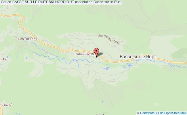 plan association Basse Sur Le Rupt Ski Nordique Basse-sur-le-Rupt