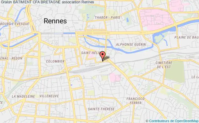plan association BÂtiment Cfa Bretagne Rennes