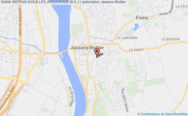 plan association Batons-aiguilles Jassannais (b.a.j.) Jassans-Riottier