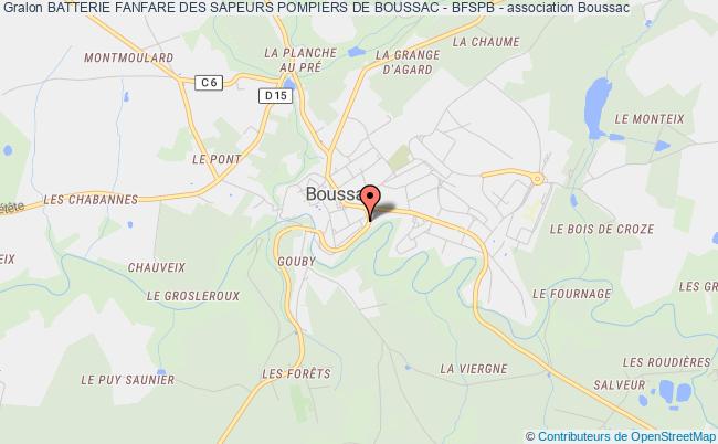 BATTERIE FANFARE DES SAPEURS POMPIERS DE BOUSSAC - BFSPB -