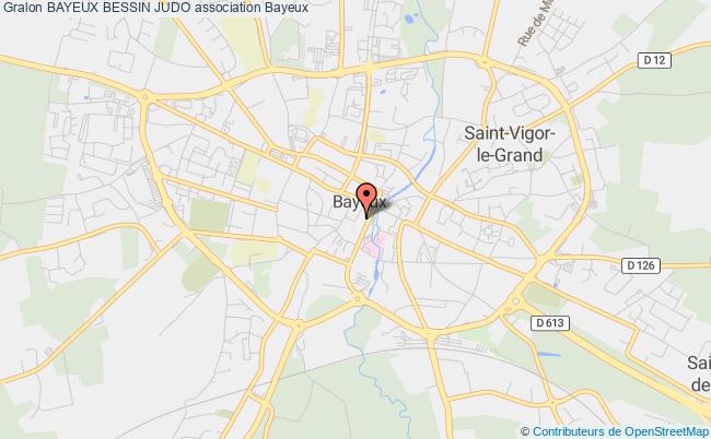plan association Bayeux Bessin Judo Bayeux