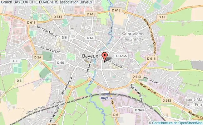 plan association Bayeux Cite D'avenirs Bayeux