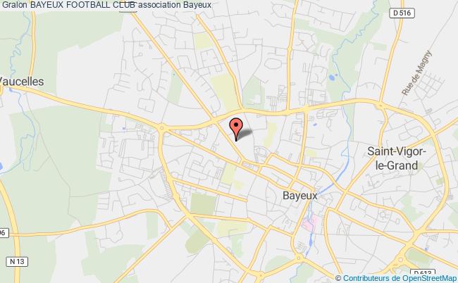 plan association Bayeux Football Club Bayeux