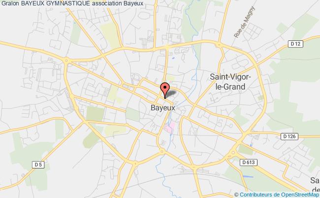 plan association Bayeux Gymnastique Bayeux