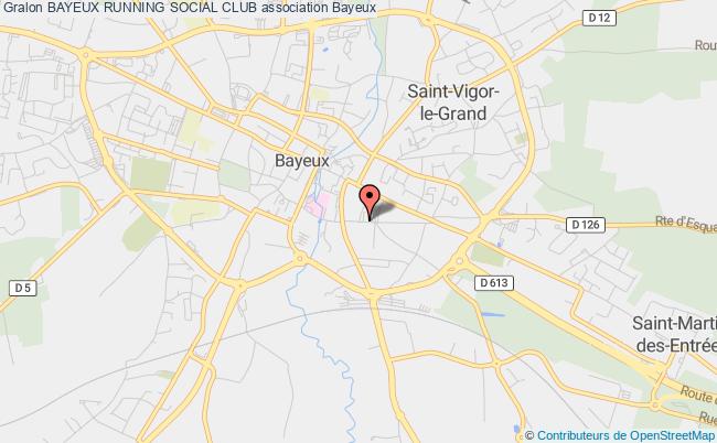 plan association Bayeux Running Social Club Bayeux