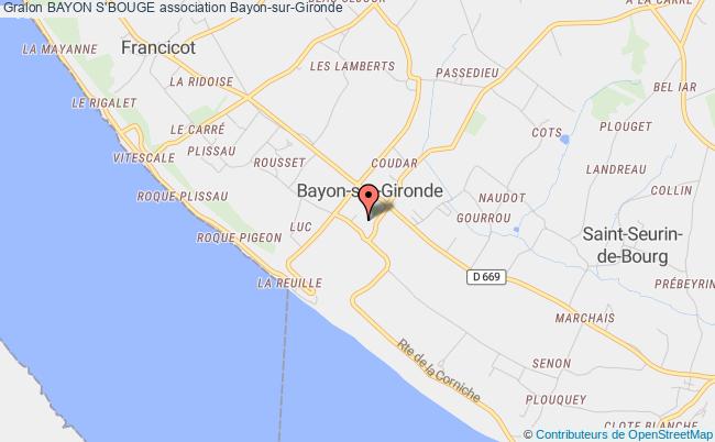 plan association Bayon S'bouge Bayon-sur-Gironde