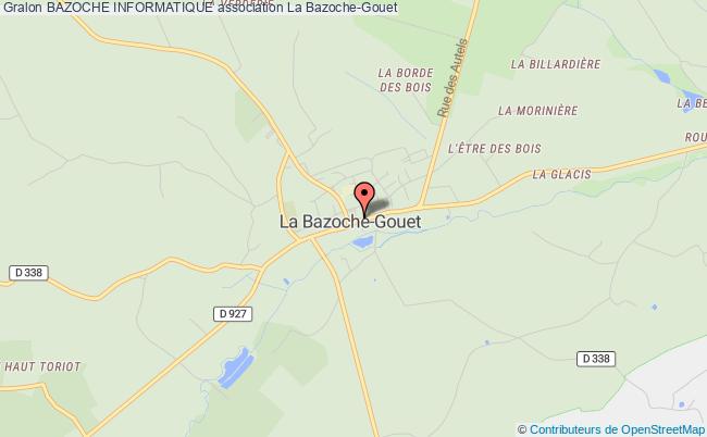 plan association Bazoche Informatique La Bazoche-Gouet