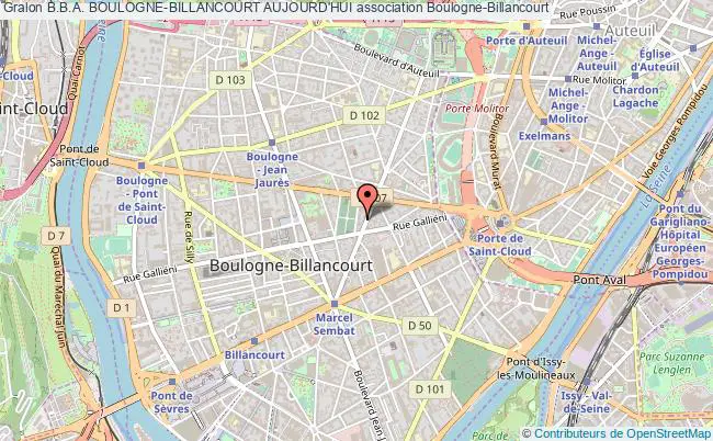 plan association B.b.a. Boulogne-billancourt Aujourd'hui Boulogne-Billancourt