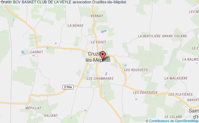 plan association Bcv Basket Club De La Veyle Cruzilles-lès-Mépillat