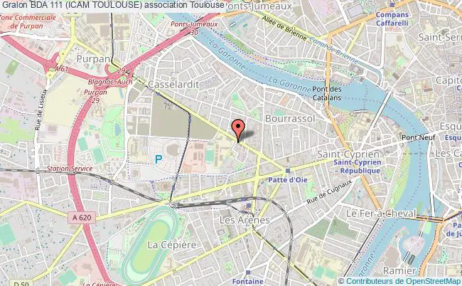 plan association Bda 111 (icam Toulouse) Toulouse