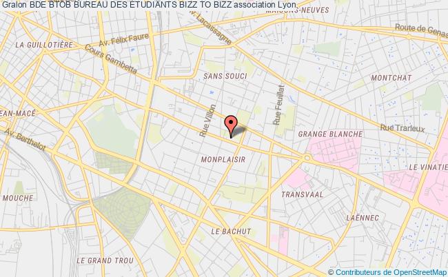 plan association Bde Btob Bureau Des Étudiants Bizz To Bizz Lyon