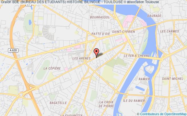 plan association Bde (bureau Des Etudiants) Histoire Bilingue - Toulouse Ii Toulouse