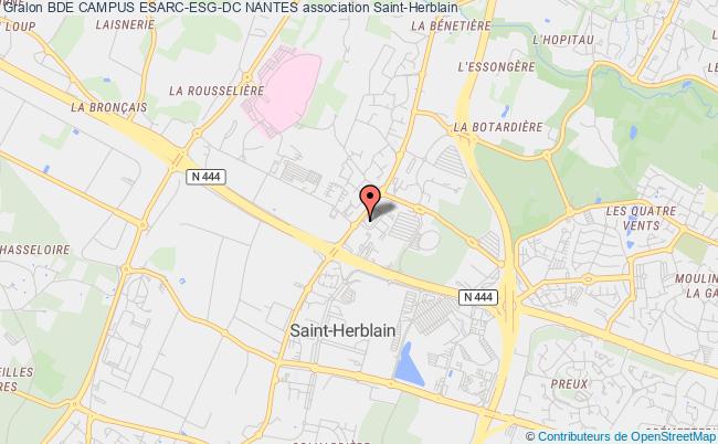 plan association Bde Campus Esarc-esg-dc Nantes Saint-Herblain