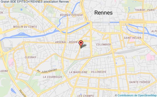 plan association Bde Epitech Rennes Rennes