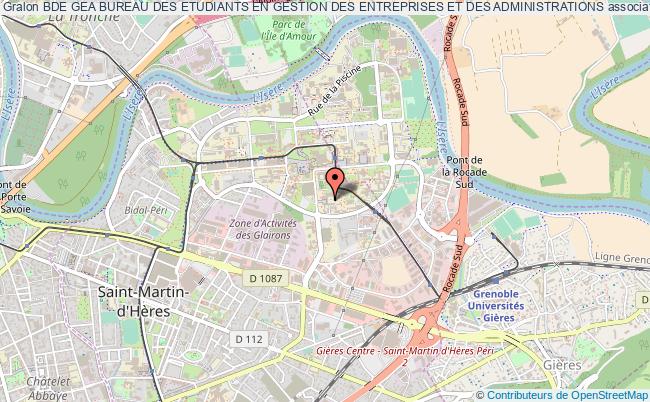 plan association Bde Gea Bureau Des Etudiants En Gestion Des Entreprises Et Des Administrations Marseille