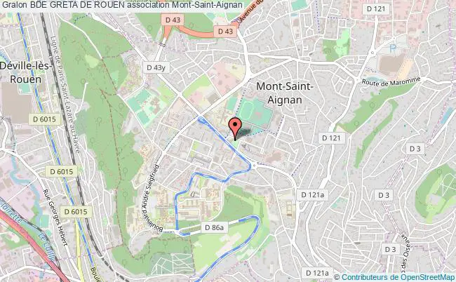 plan association Bde Greta De Rouen Mont-Saint-Aignan