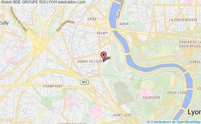plan association Bde Groupe Igs Lyon Lyon
