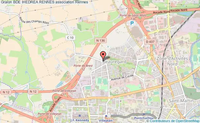 plan association Bde Ihedrea Rennes Rennes