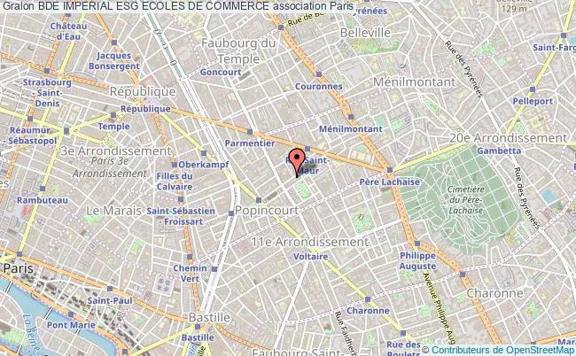 plan association Bde Imperial Esg Ecoles De Commerce Paris