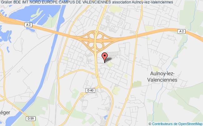 plan association Bde Imt Valenciennes Aulnoy-lez-Valenciennes