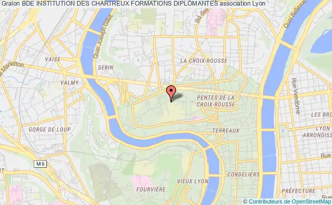 plan association Bde Institution Des Chartreux Formations DiplÔmantes Lyon