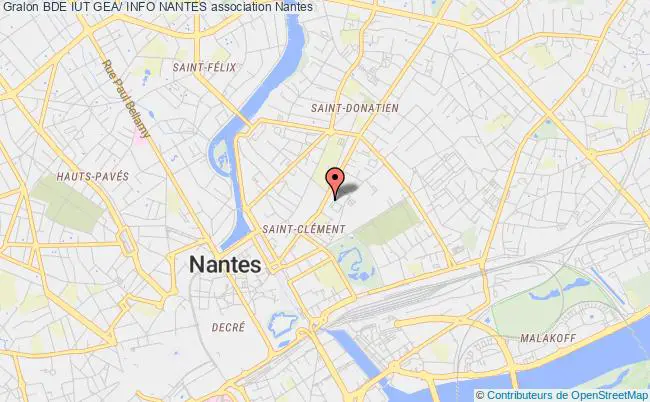 plan association Bde Iut Gea/ Info Nantes Nantes
