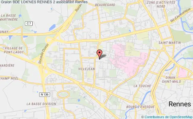 plan association Bde Lok'nes Rennes 2 Rennes