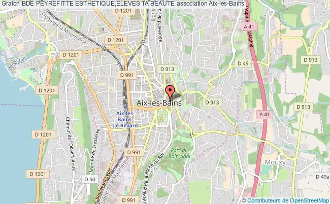 plan association Bde Peyrefitte Esthetique,eleves Ta Beaute Aix-les-Bains