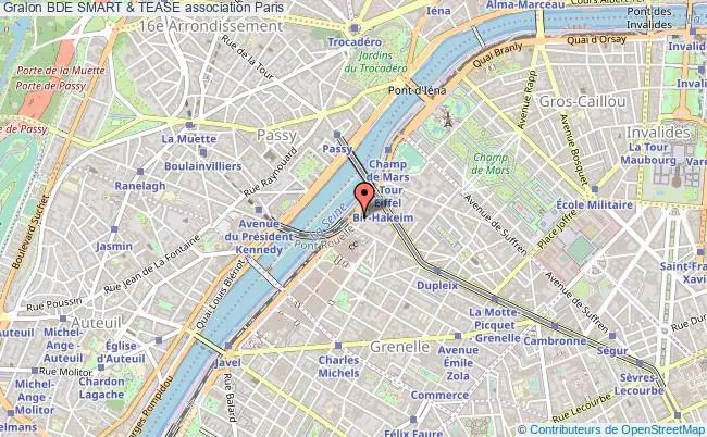 plan association Bde Smart & Tease Paris