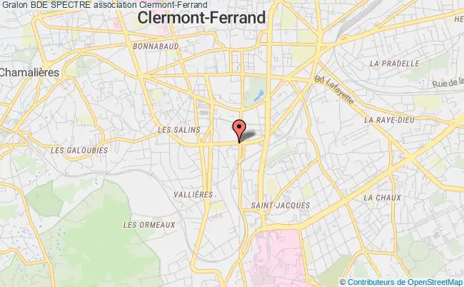 plan association Bde Spectre Clermont-Ferrand