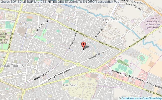 plan association Bdf Ed Le Bureau Des Fetes Des Etudiants En Droit Pau