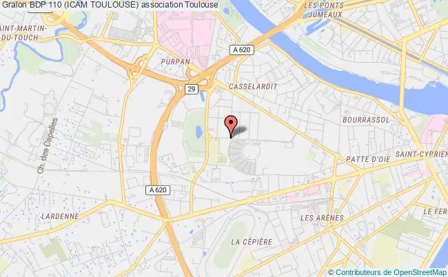 plan association Bdp 110 (icam Toulouse) Toulouse