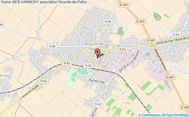 plan association Be'b Harmony Neuville-de-Poitou